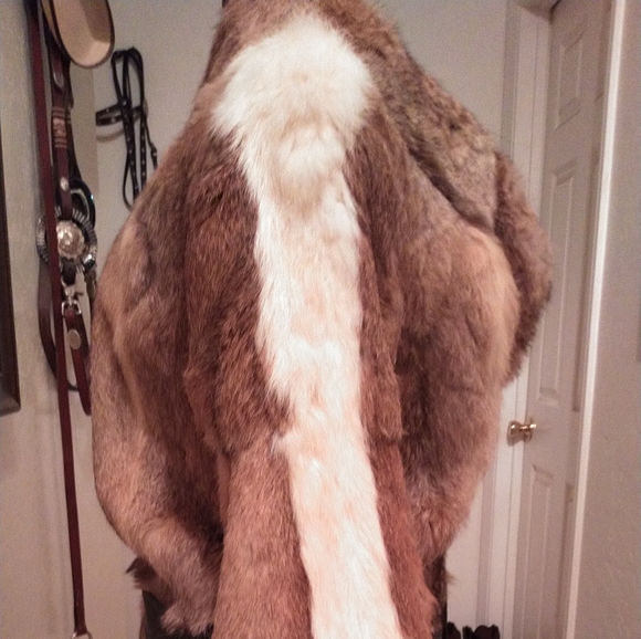 Vintage, New with Tags 60s/70s Rabbit Long Coat Sm - Picture 2 of 8